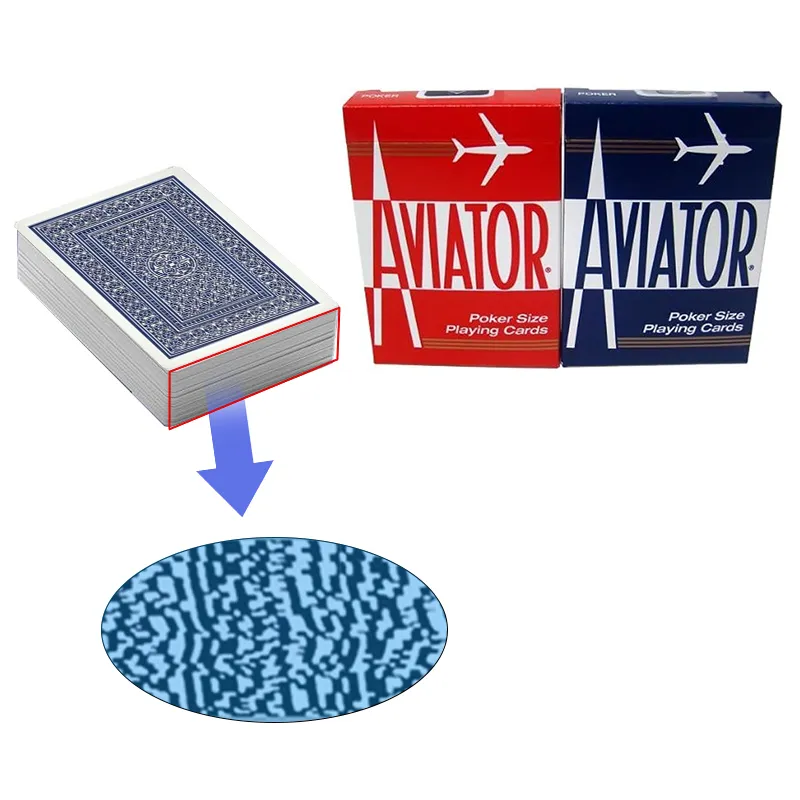 Aviator Barcode Marked Cards for Poker Analyzer Device
