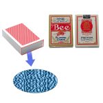 Mazzo di carte contrassegnato con codice a barre Bee e inchiostro invisibile per analizzatore di poker, ideale per barare nel Texas Hold'em.