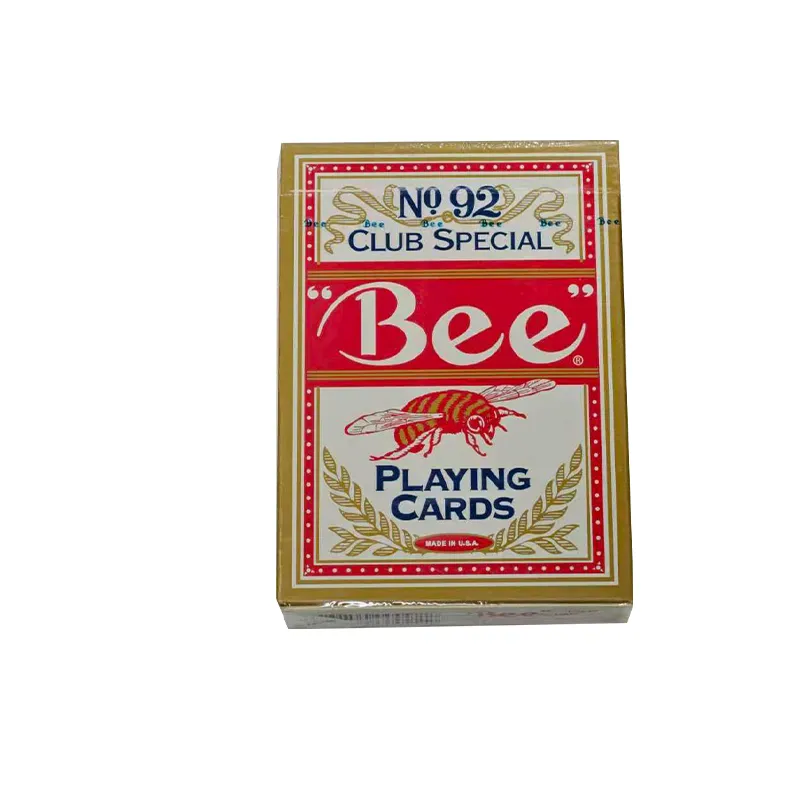 Bee No.92 Barcode Marked Decks for Poker Analyzer Cheat