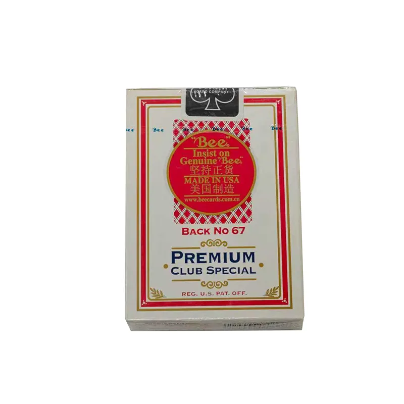 Bee No.92 Barcode Marked Decks for Poker Analyzer Cheat