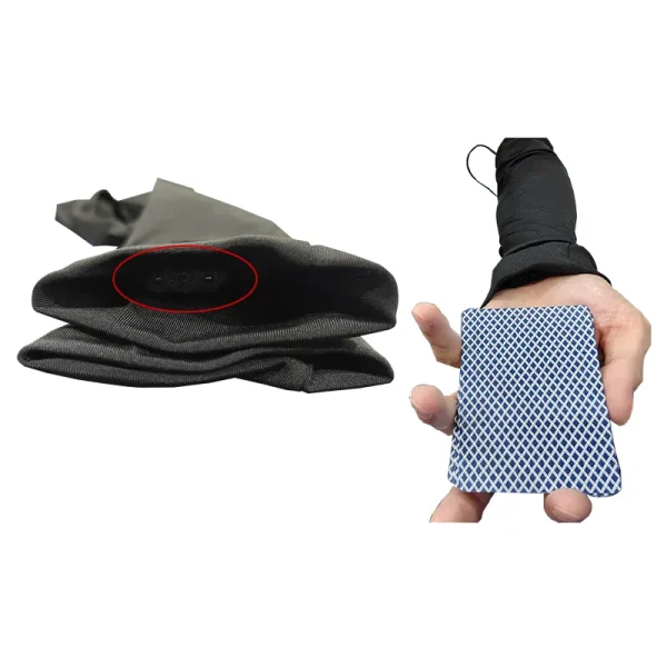 Sleevelet Poker Cheat Card Scanner reading barcode on marked playing cards