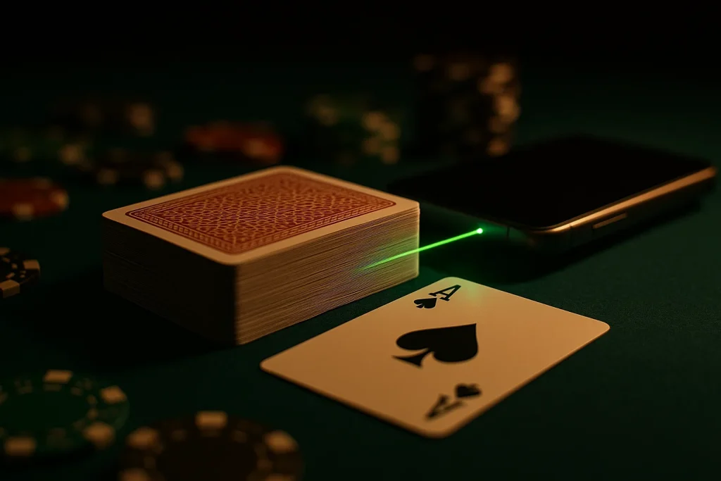 Barcode Marked Playing Decks: Scanning Accuracy and Speed Review 11 Barcode Marked Playing Deck Under Infrared Scan
