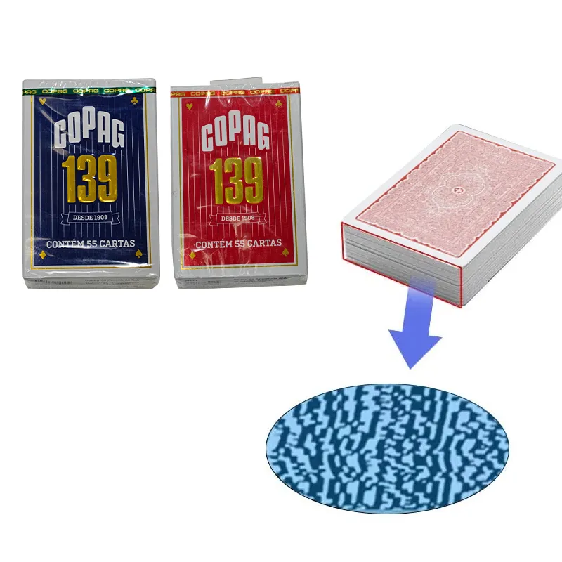 Copag 139 Barcode Side Marked Cards for Poker Winner Predictor Analyzer
