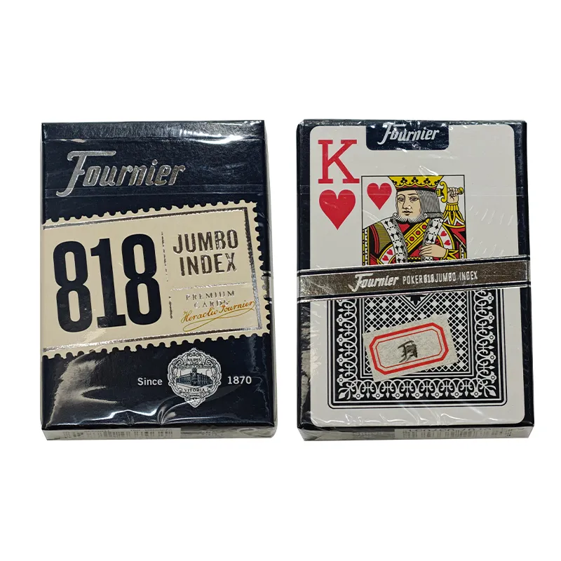 Fournier 818 Barcode Poker Cards for Poker Analyzer Cheating Device