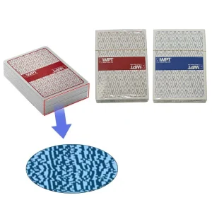 WPT Barcode Marked Playing Cards for Electronic Poker Analyzer and Scanning System