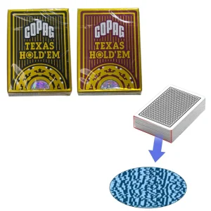 Copag Texas Holdem invisible barcode marked playing cards