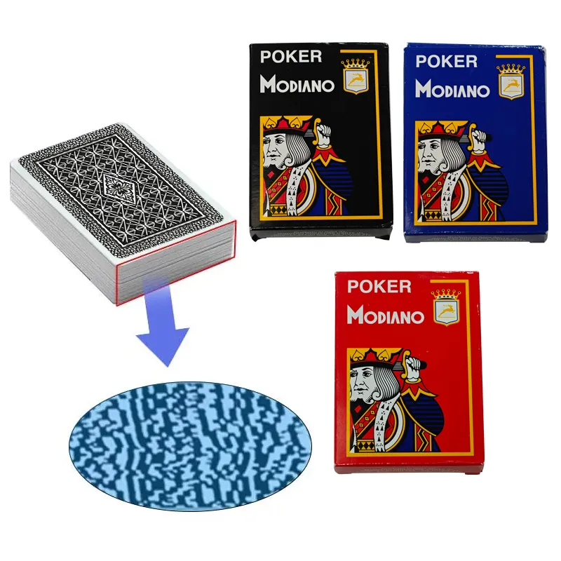 Modiano marked barcode cards for poker result analyzer - front thumbnail