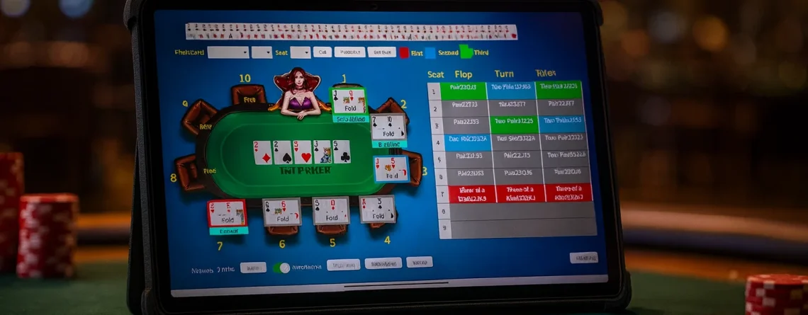 Cheat Texas Holdem tablet visualization