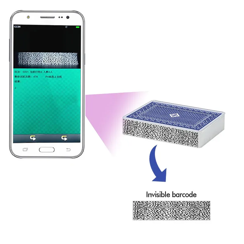 EYT barcode invisible ink marked playing cards