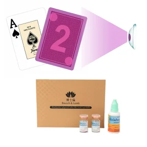Back-Side Marked Cards Contact Lenses for Poker Cheating 3 Back-side marked cards contact lenses for sale