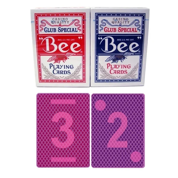 Bee 92 standard index marked poker deck for sale Bee 92 standard index marked poker deck for sale