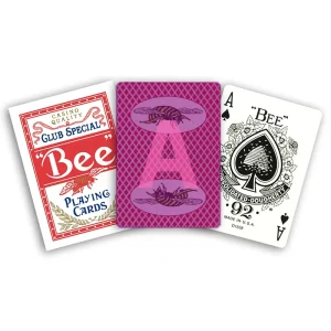 Bee invisible ink cheating marked poker decks for sale