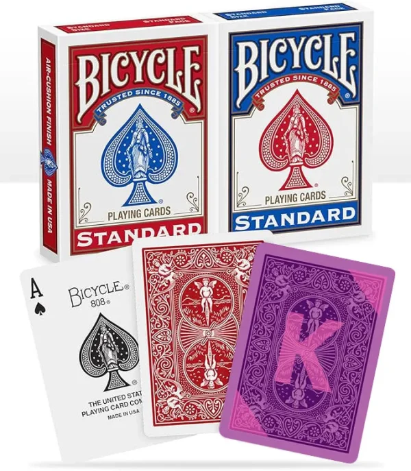 Bicycle Marking Decks with Invisible Ink Markings 2 Bicycle playing marked cards for sale