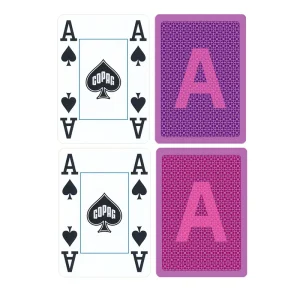 Copag 4 Corner Cheating Contact Lenses Marked Deck 5 Copag 4 Corner marked card with invisible luminous ink marks