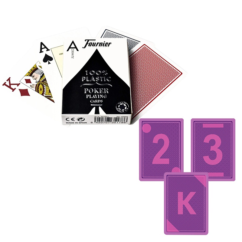 Fournier 2800 luminous ink marked playing cards for sale