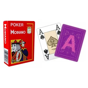 Modiano Cristallo luminous ink marked poker cards for sale - thumbnail