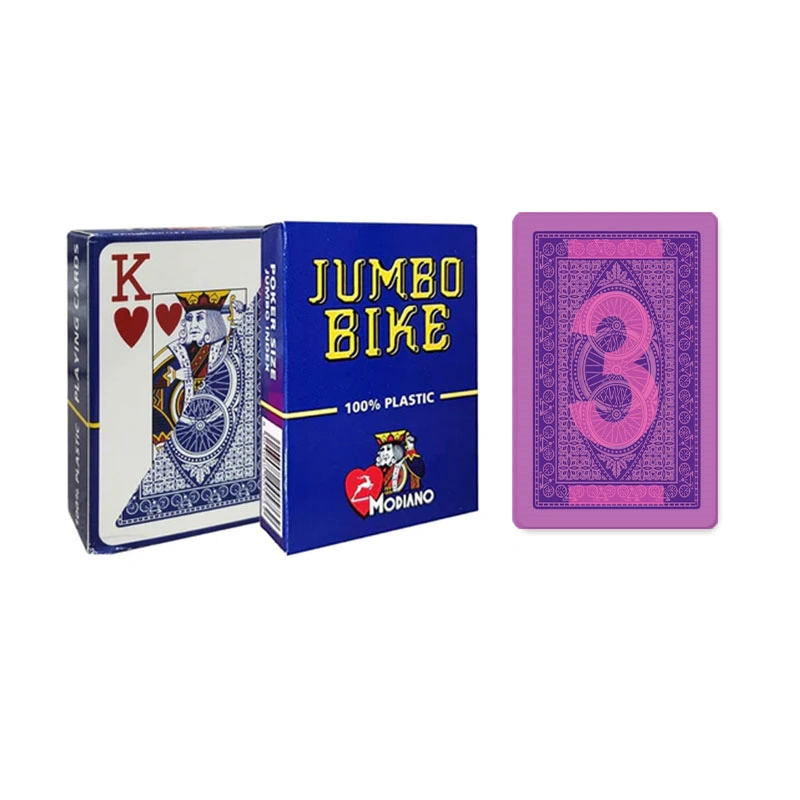 Modiano Jumbo Bike poker marked cards for